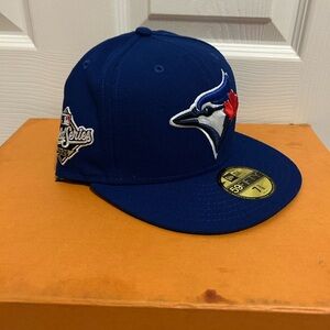 New Era Black and Blue Fitted Cap